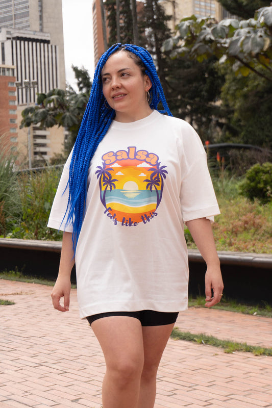 Camiseta Pesada Salsa Vibes