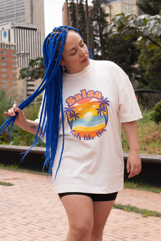Camiseta Pesada Salsa Vibes