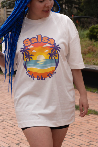 Camiseta Pesada Salsa Vibes