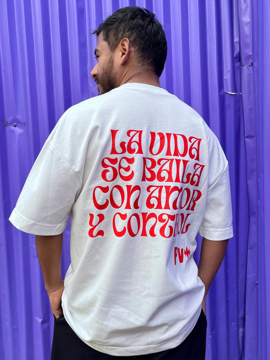 Camiseta Pesada Amor y Control