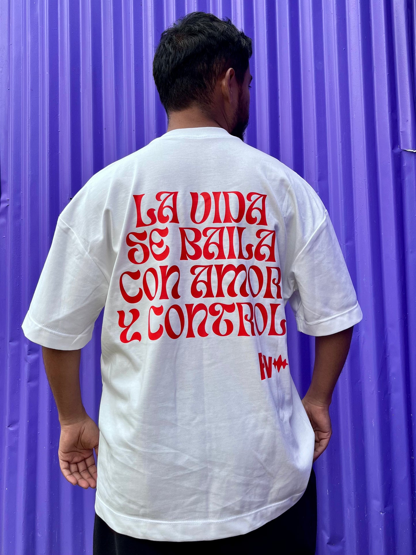 Camiseta Pesada Amor y Control